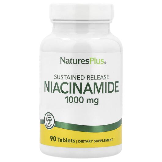 Основное фото товара Ниацинамид 1000 мг, Niacinamide 1000 mg 90, 90 таблеток