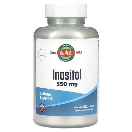 Основное фото товара KAL, Витамин B8 Инозитол, Inositol 550 mg, 228 г
