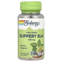 Slippery Elm 400 mg Скользкий вяз 400 мг Solaray