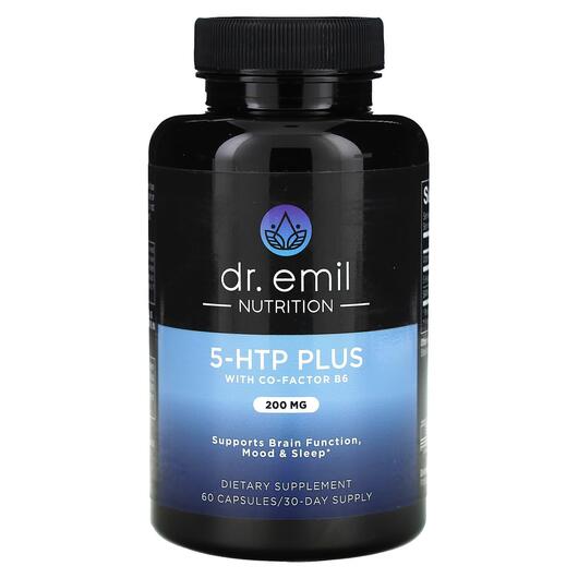 Основное фото товара 5-гидрокситриптофан, 5-HTP Plus 200 mg, 60 капсул