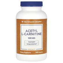Acetyl L-Carnitine 500 mg L-Карнитин 240 капсул