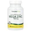 Фото товара Natures Plus, Мега Цинк 100 мг, Mega Zinc 100 mg, 90 таблеток