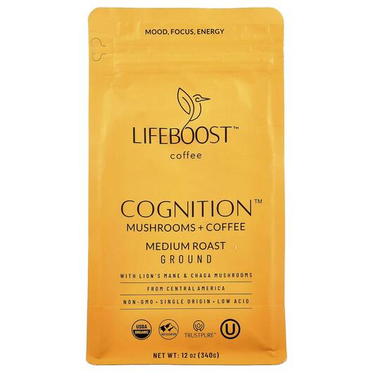Основное фото товара Грибы, Cognition Mushrooms + Coffee Ground Medium Roast, 340 г