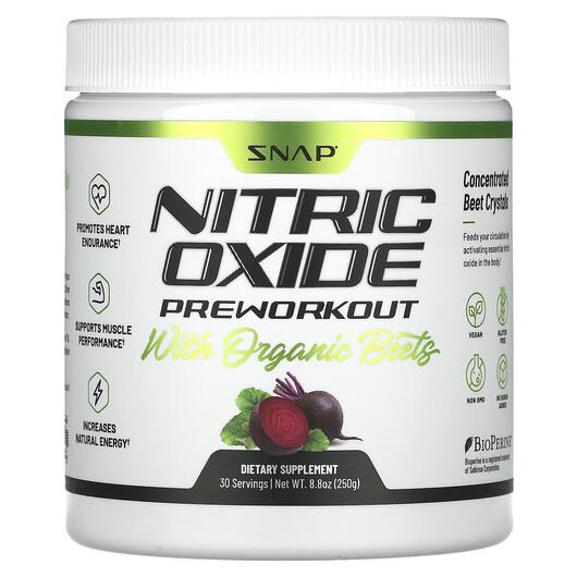 Основное фото товара Nitric Oxide Preworkout with Organic, Предтренировочный комплекс,