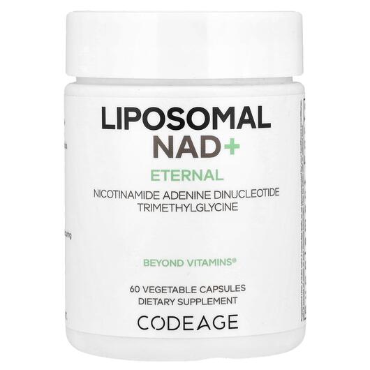 Основное фото товара CodeAge, Никотинамид рибозид, Liposomal NAD+ Eternal, 60 капсул