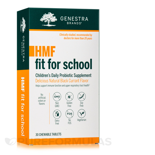 Основное фото товара HMF Fit For School Blackcurrant, Поддержка иммунитета, 30 таблето