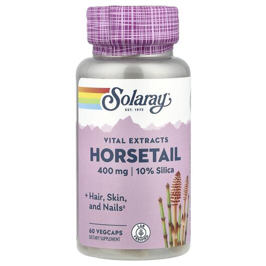 Основное фото товара Экстракт Хвоща 400 мг, Horsetail Extract 400 mg, 60 капсул