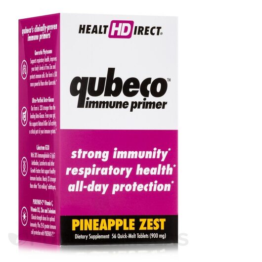Основное фото товара Qubeco Immune Primer Pineapple Zest, Поддержка иммунитета, 56 таб