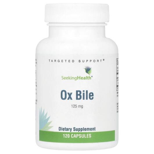 Основное фото товара Seeking Health, Бычья желчь, Ox Bile 125, 120 капсул