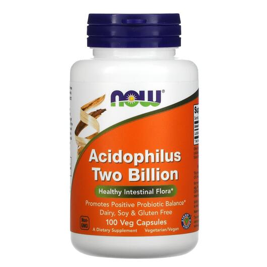Основное фото товара NOW, Пробиотики Ацидофилус 2 млрд, Acidophilus Two, 90 капсул