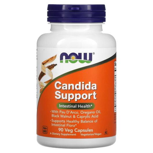 Основное фото товара NOW, Поддержка Кандиды, Candida Support, 90 капсул
