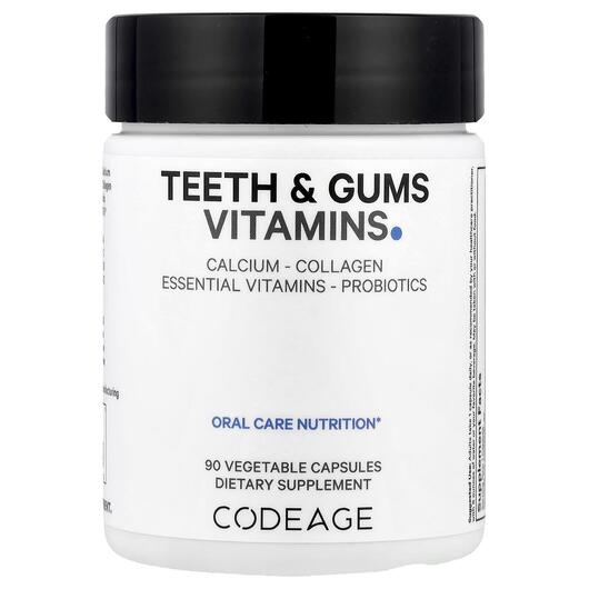 Основное фото товара Витамины для зубов и десен, Vitamins Teeth & Gums, 90 капсул