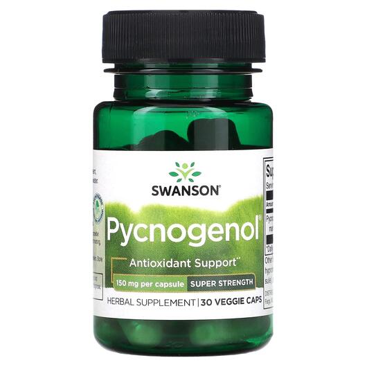 Основное фото товара Swanson, Пикногенол, Pycnogenol Super Strength 150 mg, 30 капсул