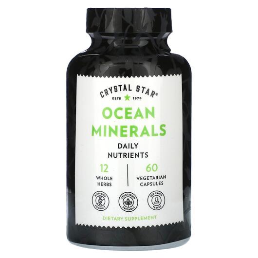 Основное фото товара Crystal Star, Минеральные добавки, Ocean Minerals, 60 капсул