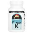 Фото товару Source Naturals, Vitamin K, Вітамін K1 500 мкг, 200 таблеток