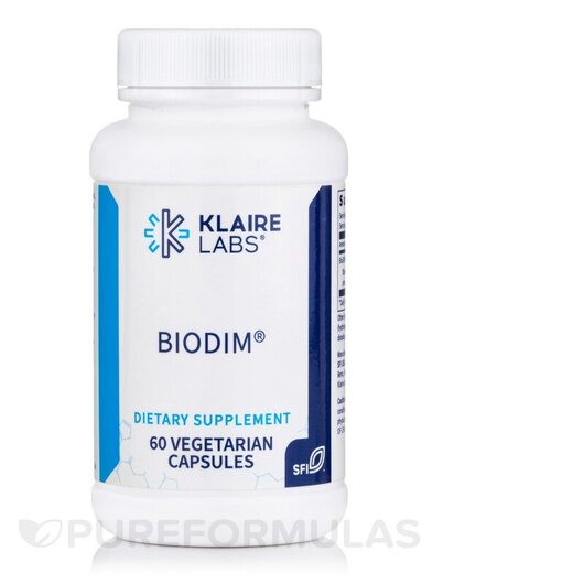 Основное фото товара Klaire Labs, Дииндолилметан, BioDIM 150 mg, 60 капсул