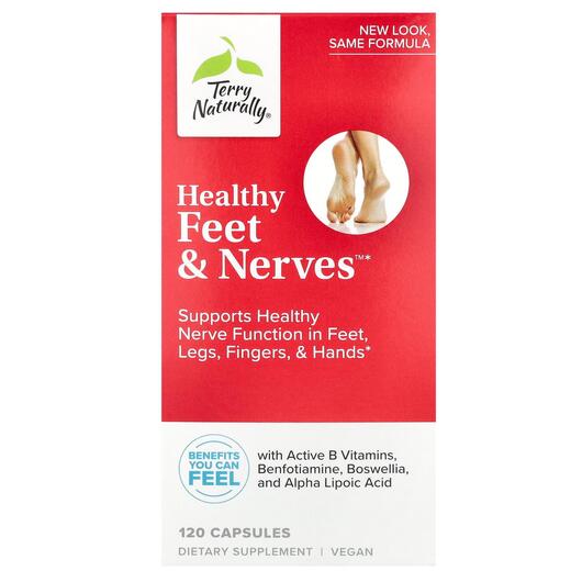Основное фото товара Terry Naturally, Витамин B, Healthy Feet & Nerves, 120 капсул