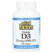 Фото товара Витамин D3, Vitamin D3 25 mcg 1000 IU, 180 капсул