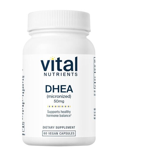 Основное фото товара Дегидроэпиандростерон, DHEA Micronized 50 mg, 60 капсул