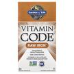 Фото товара Garden of Life, Железо, Vitamin Code RAW Iron, 30 капсул