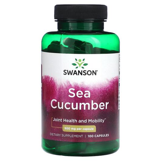 Основное фото товара Swanson, Поддержка суставов, Sea Cucumber 500 mg, 100 капсул