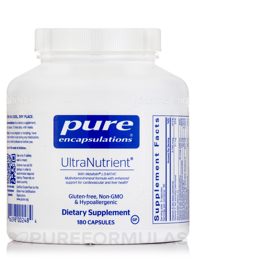Основное фото товара Pure Encapsulations, Мультивитамины, UltraNutrient, 180 капсул