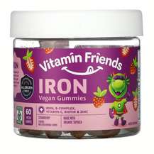 Iron Vegetarian Gummies Железо с цинком Vitamin