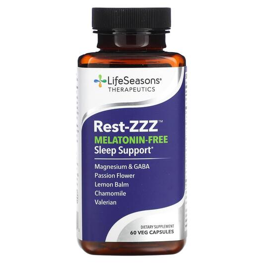 Основное фото товара Мелатонин, Rest-ZZZ Melatonin-Free Sleep Support, 60 капсул