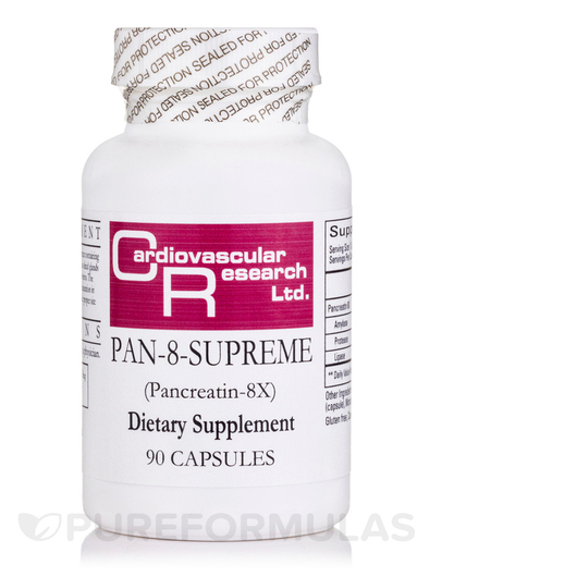 Основное фото товара Pan 8 Supreme 8X Porcine Pancreatin with Glycerine, Панкреатин, 9