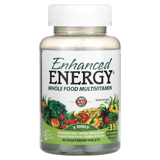 Основное фото товара Enhanced Energy Whole Food Multivitamin, Мультивитамины, 90 табле