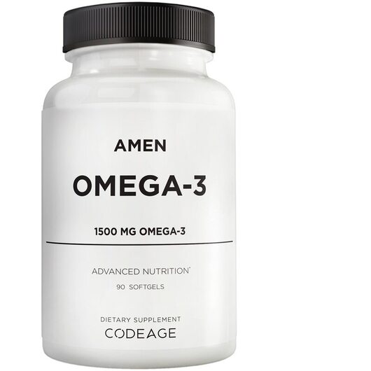Основное фото товара CodeAge, Омега 3, Amen Omega-3, 90 капсул