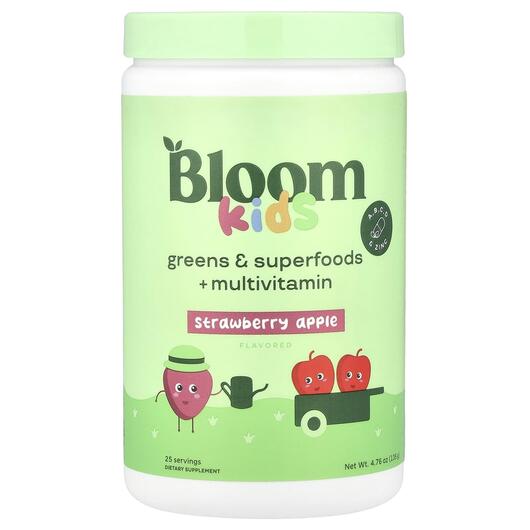 Основное фото товара Kids Greens & Superfoods + Multivitamin Strawberry, Суперфуд,