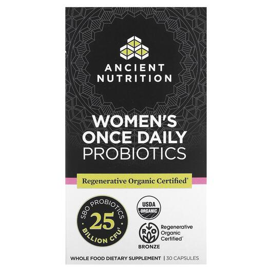Основное фото товара Women's Once Daily Probiotics 25, Пробиотики для женщин, 30 