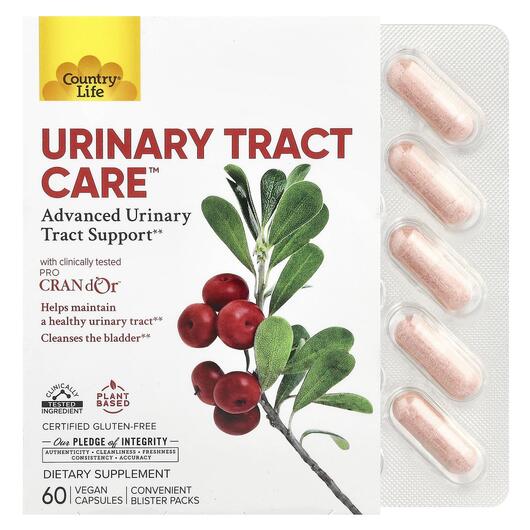 Основное фото товара Поддержка мочевого пузыря, Urinary Tract Care, 60 капсул