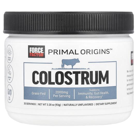 Основное фото товара Колострум, Primal Origins Colostrum Unflavored, 93 г