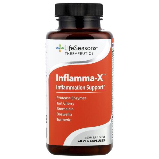 Основное фото товара LifeSeasons, Поддержка воспаления, Inflamma-X, 60 капсул