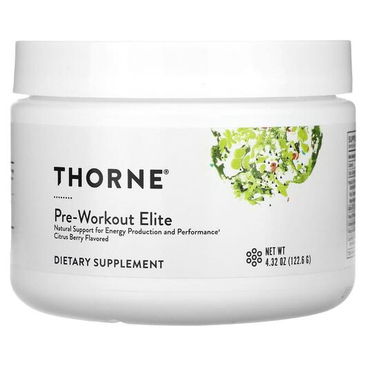Основное фото товара Pre-Workout Elite Citrus Berry, Предтренировочный комплекс, 122.6