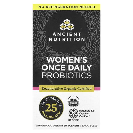 Основное фото товара Пробиотики для женщин, Women's Once Daily Probiotics, 30 кап