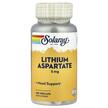 Solaray, Литий, Lithium Aspartate 5 mg, 100 Vegcaps