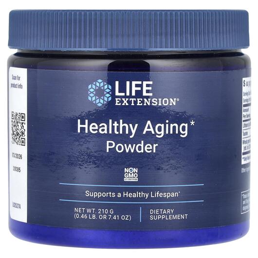 Основное фото товара Life Extension, Клеточное здоровье, Healthy Aging Powder, 210 г