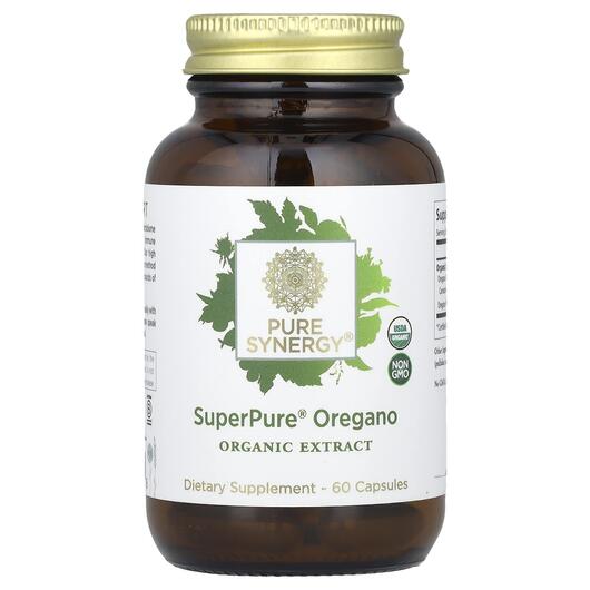 Основное фото товара Pure Synergy, Масло орегано, SuperPure Oregano, 60 капсул