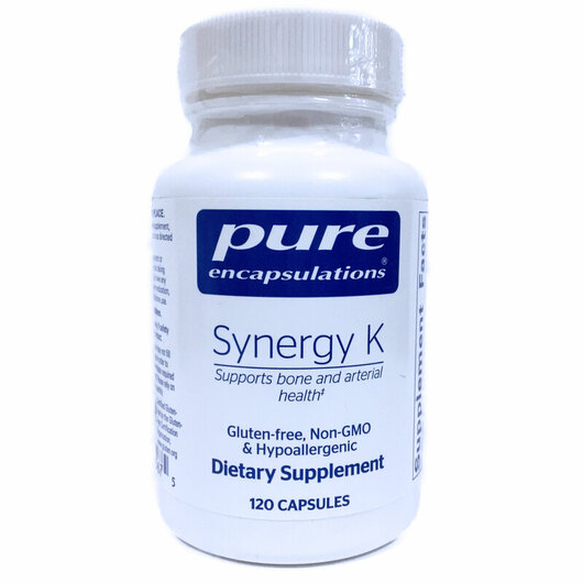 Основное фото товара Pure Encapsulations, Витамин K Филлохинон, Synergy K, 120 капсул