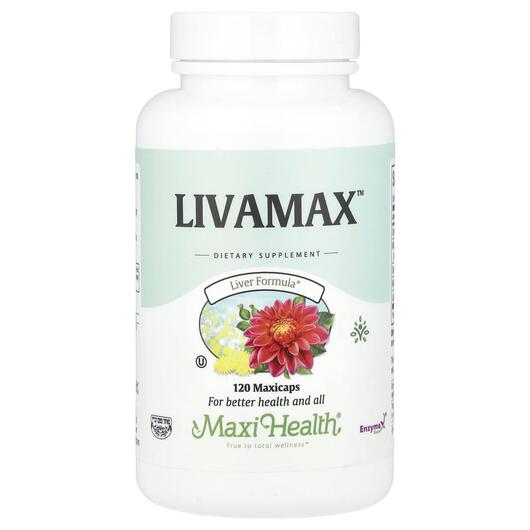 Основне фото товара Maxi Health, Livamax, Підтримка печінки, 120 капсул