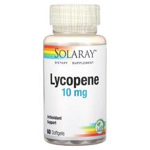 Lycopene 10 mg Ликопин Solaray 60 капсул