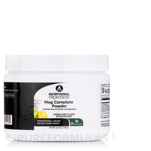 Основне фото товара Mag Complete Powder Effervescent Lemon Lime Flavor, Магній, 180 г