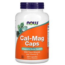 Cal Mag Caps Кальций и Магний NOW 240 капсул