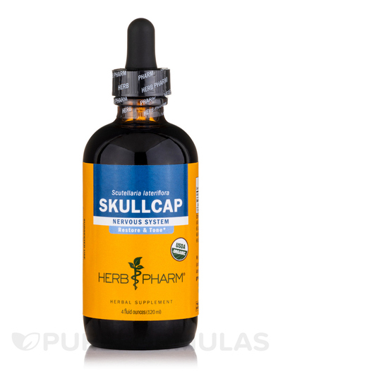 Основне фото товара Herb Pharm, Skullcap, Шоломниця, 120 мл