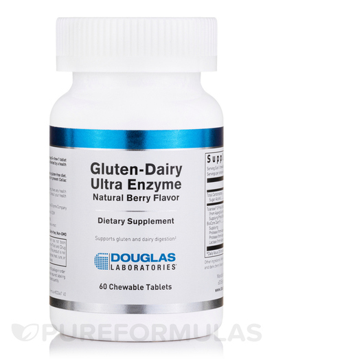 Основное фото товара Gluten-Dairy Ultra Enzyme Natural Berry Flavor, Ферменты, 60 табл