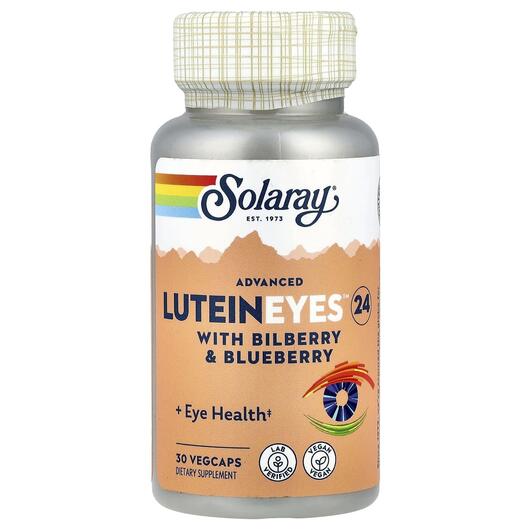 Основное фото товара Solaray, Лютеин, Advanced Lutein Eyes 24, 30 капсул