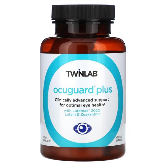 Основное фото товара Twinlab, Поддержка здоровья зрения, OcuGuard Plus, 60 капсул
